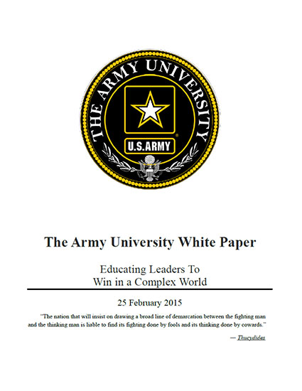 U.S. Special Operations Command White Paper: The Gray Zone
